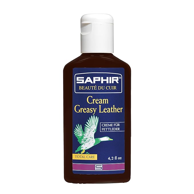 SAPHIR Creme Cuir Gras - Cream for Oiled Leather 125ml (Dark Brown)