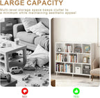 11 Cube Storage Organizer | Book Storage|Wide Bookshelf |Wooden Bookshelves -Cubic Storage Cabinet（Storing Books,Toys & More 