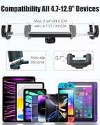 Charchendo [Custom Fit] Tablet Holder for Tesla Model Y & Model 3, Integrated Seat Backrest Mount for iPad Pro Air Mini, Rock-Solid No-Shake Bracket for Kids, Not for Model S/X or Other Cars