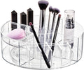 iDesign The Sarah Tanno Collection Lazy Susan Spinning Cosmetic Organizer, Clear 7.7" x 7.7"