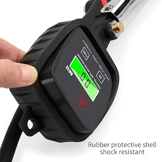 AEROPRO Tools Digital Tire Inflator with Pressure Gauge, 203 PSI Air Chuck and Compressor Accessories Heavy Duty with Rubber Hose and Quick Connect Coupler with Display Resolution