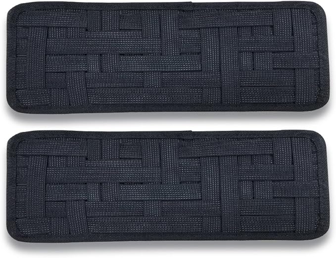 SourceTon 2 Packs Car Sun Visor Organizer, Car Visor Storage Anti-Slip Elastic Woven Board for Sunglass Holder Parking Fuel Card Digital Accessories