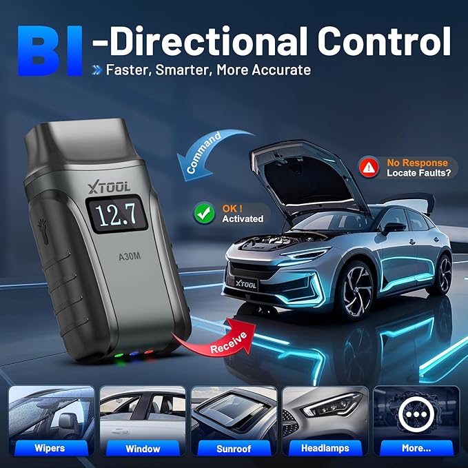 OBD2 Scanner Diagnostic Tool XTOOL Anyscan A30M V2.0, 2026 Wireless Bidirectional Scan Tool with Free Updates, 26 Resets, All