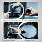 Car Tray 360° Rotating Cup Holder Table Organizer for Car Center Console Car Accessories Compatible with Most Vehicle
