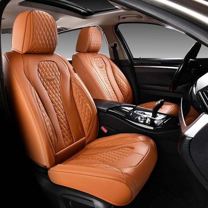 Coverado Seat Covers, Seat Covers 2 Seats, Brown Car Seat Cover Front Seats, Luxury Automotive Seat Covers, Front Car Seat Co