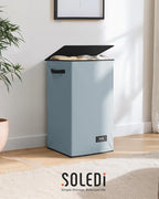 SOLEDI Laundry Hamper with Lid 90L Large & Tall Collapsible Laundry Basket, Clothes Hamper with Bag Removable Easy to Carry, 