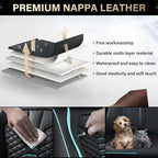 Coverado Seat Covers, Car Seat Cover Front Seats, 2 Pack Universal Seat Covers for Cars, Nappa Leather Waterproof Seat Cover,