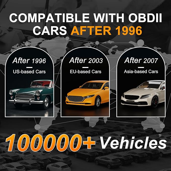 OBD2 Scanner, V410 Car Scanner Diagnostic Tool: Engine Fault Code Reader Scan Tool with Live Data/Freeze Frame for All OBDII