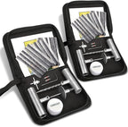 Tire Repair Kit, Sets of 2-24pcs Professional Heavy Duty Universal Emergency Flat Tire Repair Kit to Fix Punctures, for car M