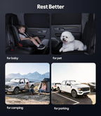 Wigoo 2026 Upgrade 6PCS Full Set Window Sunshade for Ford F150 4Doors 2021-2026 [7-Layer Cooler & Blacker, Ice-Crystal Tech] with Windshield for Sun Block, Baby, Camping, Privacy Napping, Relax