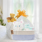 COMFY-HOMI 11.5"x7.5"x4.7" Storage Baskets for Organizing | Cotton Rope Woven Basket | Toy Storage Bin Box | Basket for Shelv