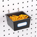 FRIMOONY Peg Board Organizer Accessories, Pegboard Hook Locks, Bins, for Organizing Pliers, Wrenches, Screwdrivers, 202-Piece