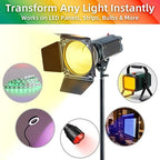 Lypumso Color Transform Light Filters, DIY Self Adhesive Car Light Tint Repair Tape for Headlight Fog Tail Lights, Transparent Outdoor Lights Window Home Decor Vinyl Wrap Film (Orange, 4in x 20ft)