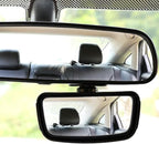 Blind Spot Mirror for Cars - Auto Adjustable Wide Angle Convex Rear View Mirror - Stick On Design