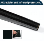 Motoforti Nano Ceramic Car Window Tint Film VLT 15% IRR 65% UVR 85% Black Green 5ft x 30inch Privacy Film 2mil PET 1 Pc