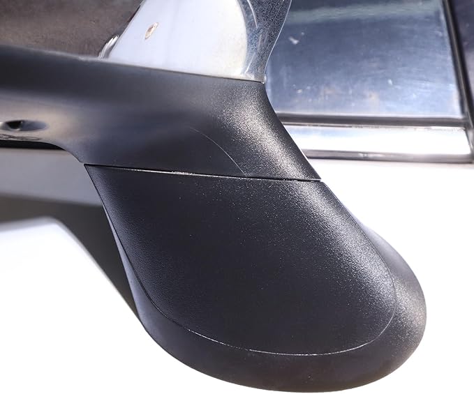 1 Pcs Side Mirror Arm Cover,Left/Right Mirror Stem Cap,Fit for Fiat 500/Fiat 500 Convertible/Abarth 595/Abarth 695 735450654 735450655 0735642839,Car Mirror Cover Housing,Replacement (Right)