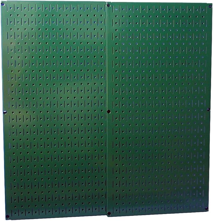 Green Metal Pegboard by Wall Control - 2 Pack
