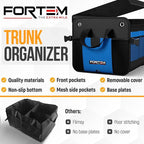FORTEM Trunk Organizer For SUV Car Organizer and Storage, Collapsible Multi-Compartment Storage Bag Car Accessories for Women