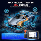 MUCAR VO6 Bidirectional Scan Tool, Full Systems Diagnostic OBD2 Scanner, Automotive Diagnostic Scanner for Car, 28+ Services