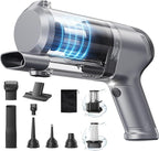 Hand Held Vacuum Car Vacuum Cleaner 18000PA High Power, 4-in-1 Air Duster & Air Blower & Pump Cordless Rechargeable Mini Smal