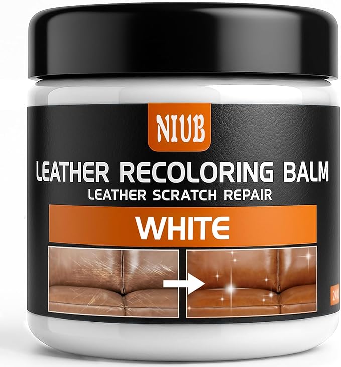 Leather Recoloring Balm Leather Color Restorer Scratch Repair Leather Paint for Furniture Couches Car Seats Shoes Bags Leathe
