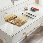 Kitchen Desk Drawer Organizers Storage for Office, Small Acrylic Vanity Trays Makeup Organizer for Drawer Bathroom Plastic Ma