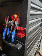 ULIBERMAGNET Magnetic Screwdriver Holder,Heavy Duty Pliers Metal Organizer Rack,Wall Mount Garage Organizer for Screwdriver, 