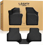 LASFIT Floor Mats for Volkswagen Jetta 2011 2012 2013 2014 2015 2016 2017 2018, All-Weather Protection TPE 1st & 2nd Row Car Mats for VW Jetta Accsessories, Super Duty, Easy to Clean, Black