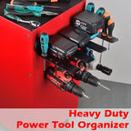 MUTUACTOR Power Tool Organizers and Storage Drill Tools Holder Magnetic Mount,Heavy Duty Magnetic Tool Holder,Utility Storage