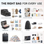 11 Set Packing Cubes for Travel, Gifts for Women Mom Kids, TSA Approved Bags for Makeup, Cosmetic, Toiletry, Suitcase Organiz