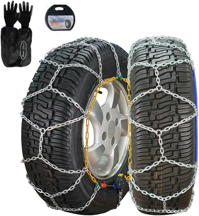Car Snow Chains, Auto-Fixing Tire Chains for Smart #1 SUV 2022-2025, Quick Fit Portable Reusable Universal Emergency Traction
