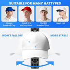 Baseball Cap Storage Rack Wall Mounted - 2-Pack - Holds 40 Caps, Space-Saving Storage and Display Rack - Strong Adhesive Wall