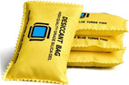 4PCS Silica Gel Packets for Storage, 200g Each Color Indicating Dehumidifier Bags, Reusable Desiccant Packs for Closets,