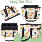 Reusable Grocery Bag, Foldable Large Shopping Tote Bag for Groceries Kitchen Picnic Car Trunk