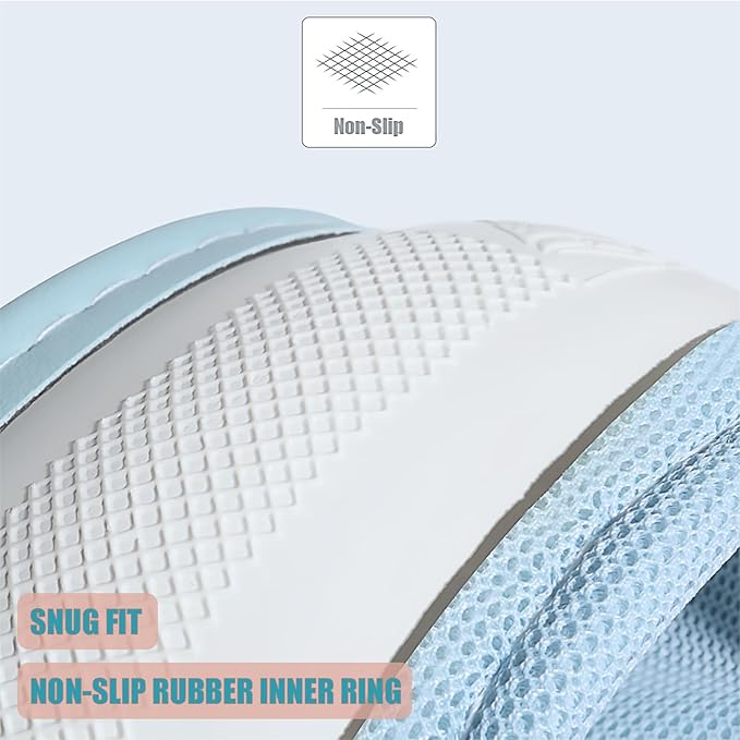 Nappa Leather Blue D Shape Steering Wheel Cover, Advanced Microfiber Leather Non-Slip Breathable Fabric, Warm in Winter and C