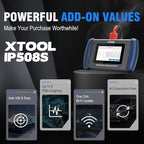 OBD2 Scanner Diagnostic Tool XTOOL IP508S: Code Reader for Cars & Trucks with 15 Resets, Crank Sensor Relearn, ABS Bleed, CAN