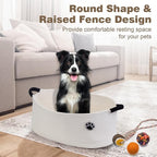 Optish Dog Toy Basket, Toy Box and Bin for Dog Cat Storage, 19.7" X 11" X 7.9" (30L) Large Woven Basket for Blanket Storage, 