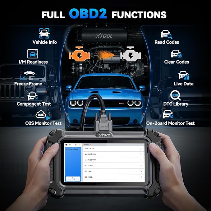 XTOOL IP500 for GM OBD2 Scanner, Bidirectional Scan Tool with Full Systems Diagnostic for Buick/Chevy/Cadillac/GMC, Diagnostic