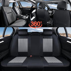 Coverado Car Seat Covers Front Seats, Seat Covers for Cars, Car Seat Protector, 2-Pack Car Seat Cushion Nappa Leather, Waterp