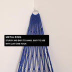 Amdermi Stuffed Animal Storage Toy Hammock Corner Hanging Net for Stuff Animal Storage Macrame Toy Display Plushie Toy Holder