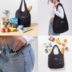 Compact Reusable Grocery Tote Bag – Lightweight, Foldable & Packable Shopping Bag for Travel