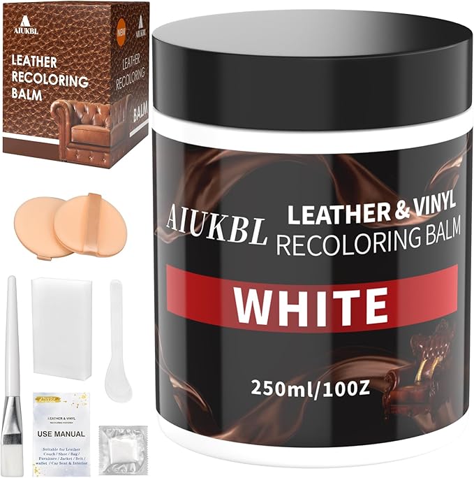 Leather Recoloring Balm, Leather Color Restorer, Leather Restorer for Couches, Leather Scratch Remover, Leather Scratch Repai