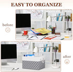 StorageTastic Storage Bin,Collapsible Storage Basket For Organizing,Large Storage Boxes With Rope Handles,Storage Containers,