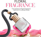 Car Air Fresheners for Women - Floral Fragrance Pack of 2 Long Lasting Car Air Freshener | Odor Eliminator Car Perfume Diffus