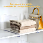 Shelf Dividers，Vertical Purse Organizer for Closet，Thickened and Sturdy Shelf Organizer for Sweater, Shirts, Handbags,8" Tall