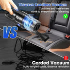 Viewsun Car Cleaning Kit, Car Interior Detailing Kit with High Power Handheld Vacuum Cordless Rechargeable, Detailing Brush S