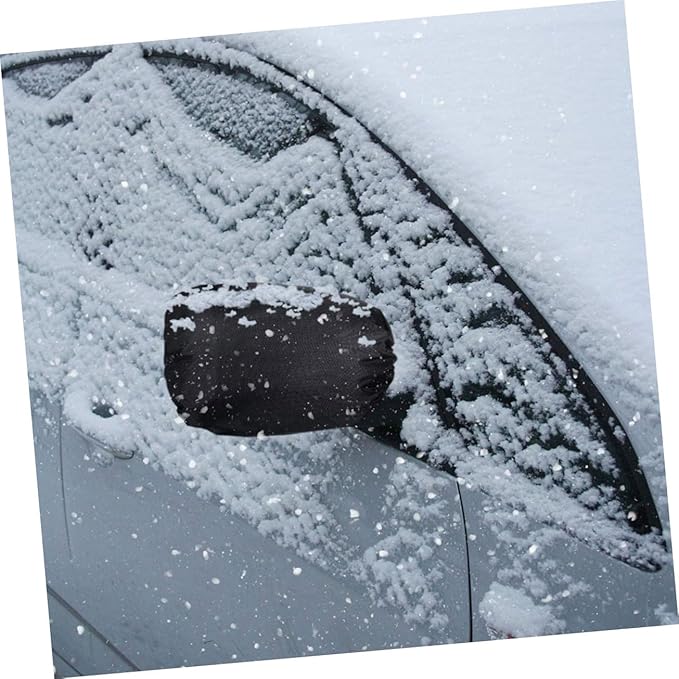 FAVOMOTO 10pcs Car Mirror Covers Frost Rain Protector for Rearview Mirrors Easy to Install Lightweight Vehicles