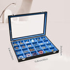 Stratalife Earring Organizer Jewelry Tray with See-through Lid Jewelry Holder Organizer Jewelry Organizer Box Jewelry Storage