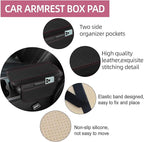 NBTEPEM 6 PCS Car Steering Wheel Cover Set, Microfiber Leather Steering Wheel Covers Universal 14.5-15 inch, Center Console C