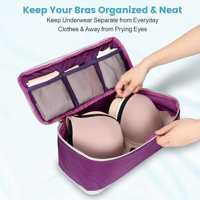 Cambond Compression Packing Cubes - 4 Set See Through Mesh Packing Cubes for Travel, Expandable Travel Essentials Packing Org